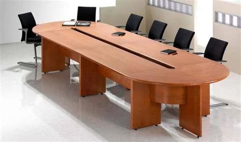 Wooden Oval Conference Room Table, For Corporate Office, Size: 12 Feet at Rs 32500 in New Delhi