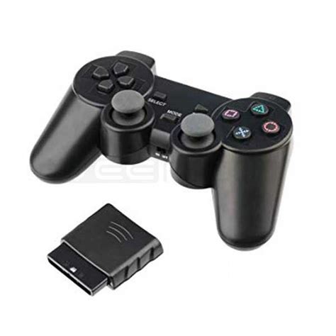 Wireless Controller for PS2 with receiver - Black