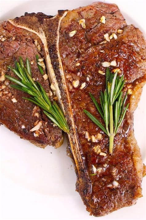 T-bone Steak seared to caramelized perfection on the outside and juicy ...