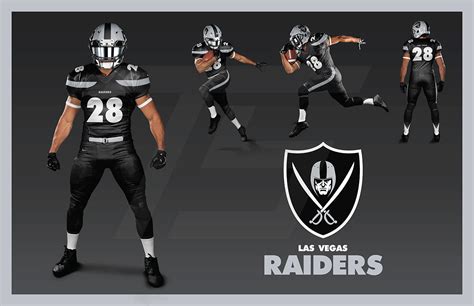 Las Vegas Raiders Uniform Redesigns on Behance