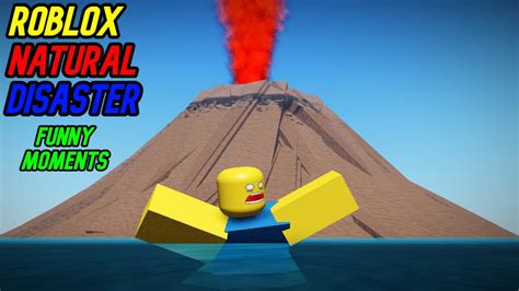 Roblox Natural Disaster Survival (Funny Moments) - YouTube