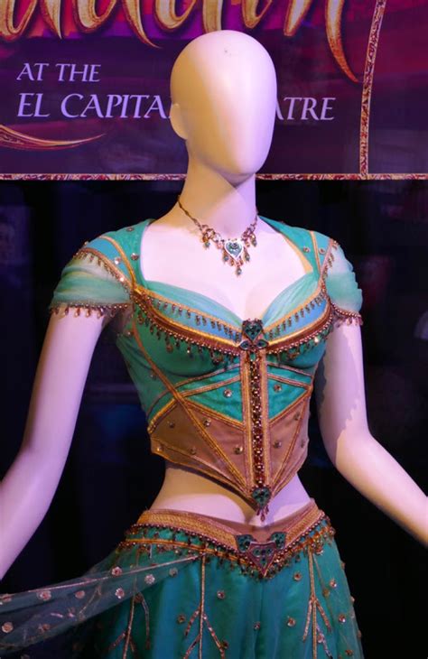 Naomi scott s princess jasmine costume from aladdin on display – Artofit