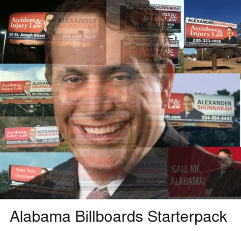 So many billboards | Alexander Shunnarah | Know Your Meme