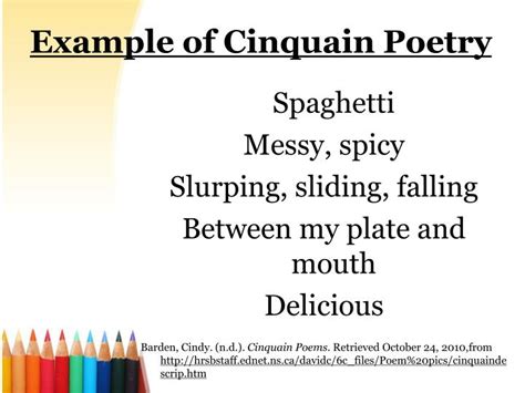 PPT - Cinquain Poetry 4th grade PowerPoint Presentation - ID:2603191