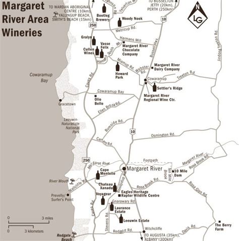 Margaret River Wineries Map | Color 2018