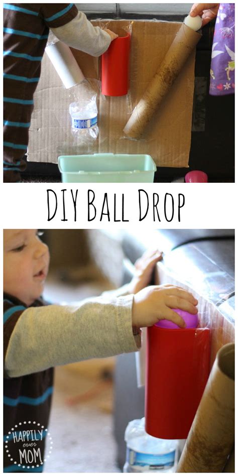 Activities for Baby: Make a DIY Ball Drop - Happily Ever Mom