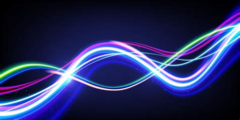 Slow Shutter Light Waves Design 698757 Vector Art at Vecteezy