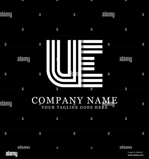 Creative monogram UE logo design vector, initial name logo inspiration Stock Vector Image & Art ...