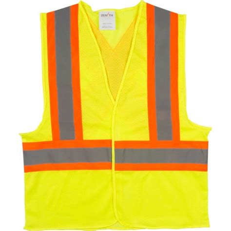 Traffic Safety Vest, High Visibility Lime-Yellow, 2X-Large | Personal Protective Equipment | Buy ...