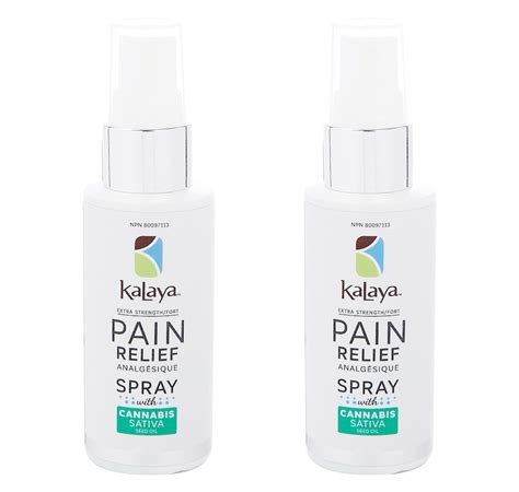 tsc.ca - Kalaya Extra Strength Pain Relief Spray with Cannabis Sativa Seed Oil Duo - 60-Day Auto ...