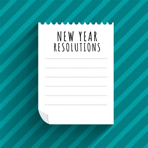 new year resolutions 2213975 Vector Art at Vecteezy