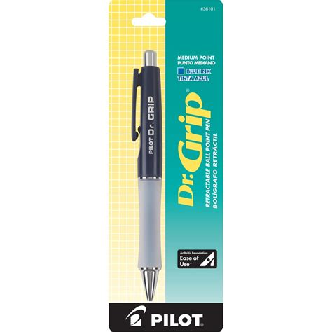 Pilot Dr. Grip Retractable Ballpoint Pens - Medium Pen PIL36101, PIL ...