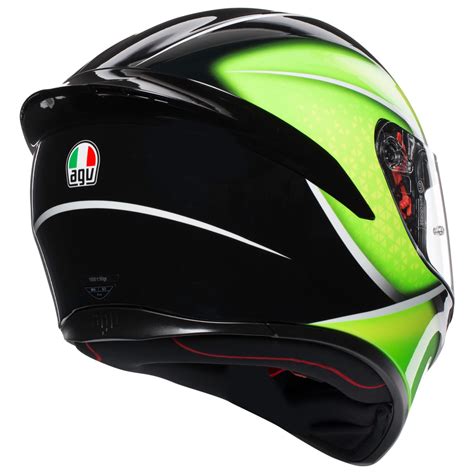 AGV K1 Qualify Black Lime Helmet– Moto Central