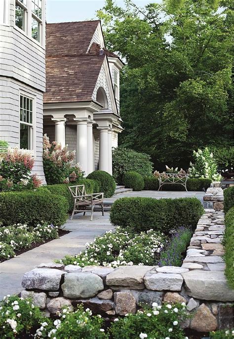 East Coast Home + Design May 2014 | Cottage garden, Traditional landscape, Backyard landscaping