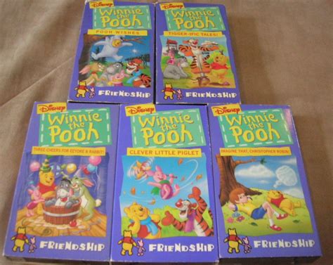 Winnie The Pooh Vhs Friendship Collection