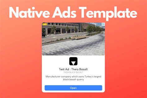 Native Ads Template (AdMob) | Integration | Unity Asset Store