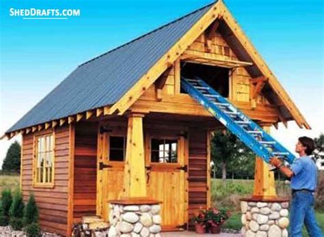 10×10 Two Storey Shed With Loft Plans