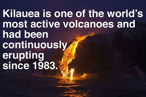 Fact about Kilauea Volcano.. | Hawaii beaches, Hawaiian cruises, Hawaii travel guide