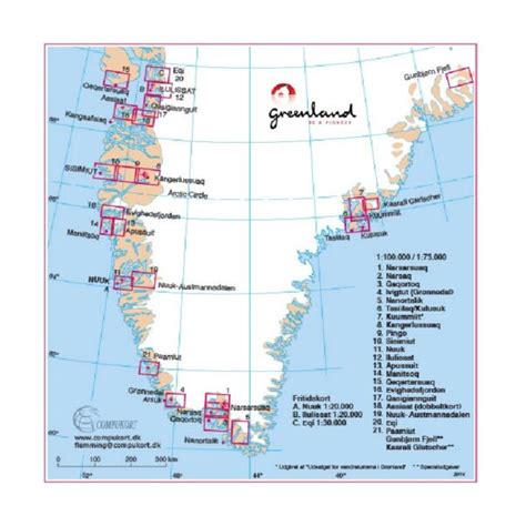 EAST GREENLAND – TASIILAQ/KULUSUK 1:100,000 – Hergest Navigation