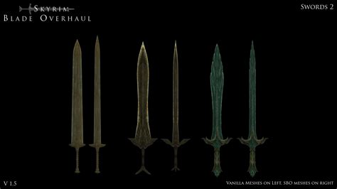 SBO - Skyrim Blade Overhaul - Thinner and Longer Swords at Skyrim Nexus ...