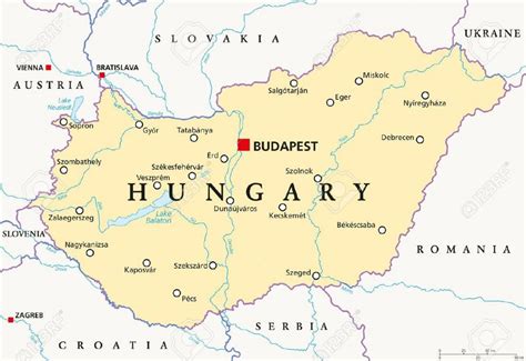 Budapest hungary map - Budapest location world map (Hungary)