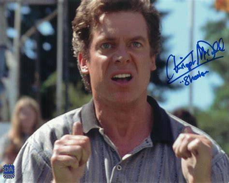 Christopher McDonald Autographed Point 8x10 Shooter McGavin Photo | DA Card World