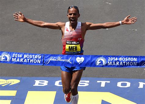 Meb Keflezighi wins emotional Boston Marathon one year after tragedy ...