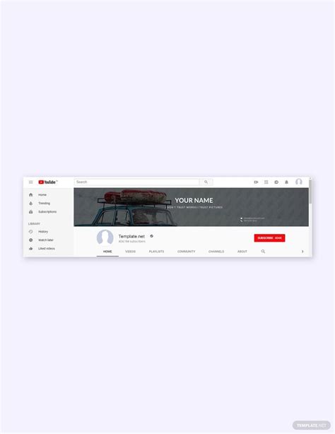 Traveling YouTube Channel Template in PSD - Download | Template.net