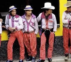 This is some of the males traditional dressing in El Salvador.