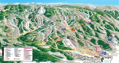 Steamboat Ski Resort Trail Map