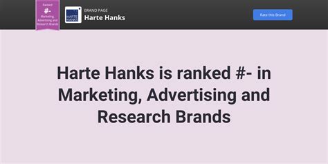 Harte Hanks NPS & Customer Reviews | Comparably