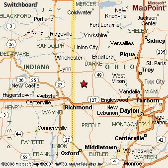 Where is New Madison, Ohio? see area map & more