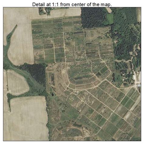 Aerial Photography Map of Poplar Grove, IL Illinois