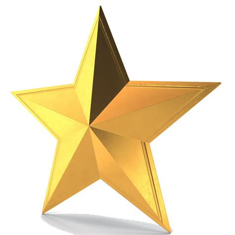 3D Gold Star PNG Pic PNG, SVG Clip art for Web - Download Clip Art, PNG Icon Arts