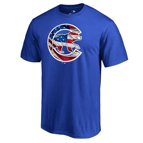 Men's Chicago Cubs Royal Banner Wave T-Shirt | MLBShop.com