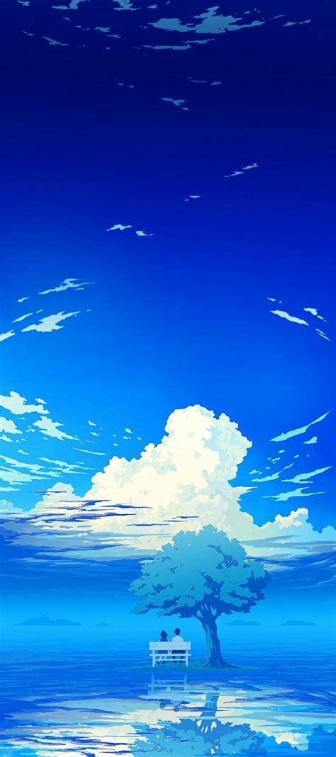 Pin de Mundo das imagens en anime - Couple | Paisaje de fantasía, Ilustración de paisaje ...