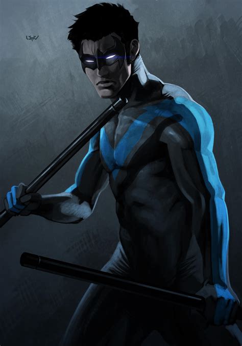 -- Nightwing -- by yvanquinet on DeviantArt