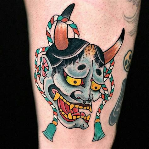 250+ Hannya Mask Tattoo Designs With Meaning (2020) Japanese Oni Demon ...