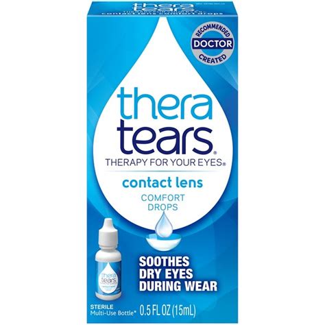 TheraTears Contact Lens Comfort Drops (0.5 fl oz) Delivery or Pickup ...