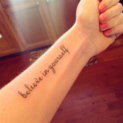 25 Best Ideas About Tattoo Believe In Yourself On Pinterest - 736x736 ... | Believe tattoos ...