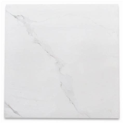 Calacatta White Porcelain 24x24 Floor and Wall Tile Polished