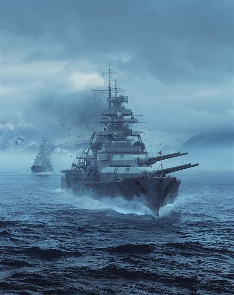 Bismarck Battleship, Yamato Battleship, Military Drawings, Military ...