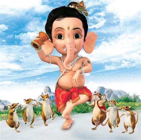 Bal Ganesh Cartoon Photos