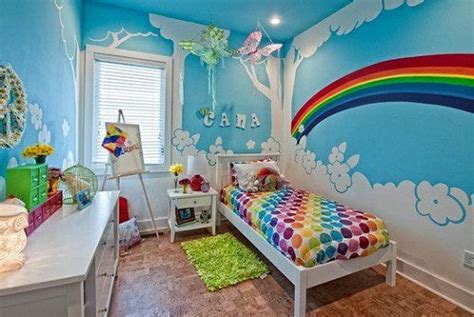 Pin by Lesley Skiverton on i like rainbows...a lot | Rainbow kids room decor, Rainbow bedroom ...