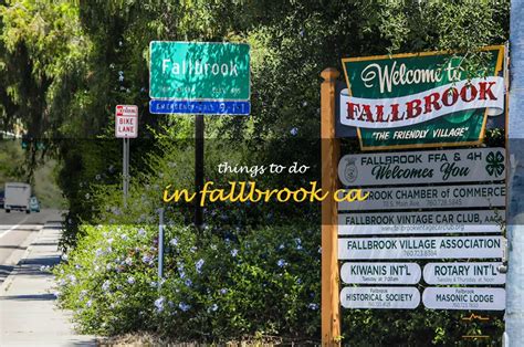 13 Fun Things To Do In Fallbrook, Ca This Fall | QuartzMountain