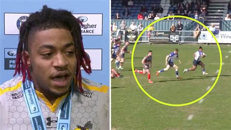Previously unseen footage of new England rugby star Paolo Odogwu should terrify Scotland fans ...