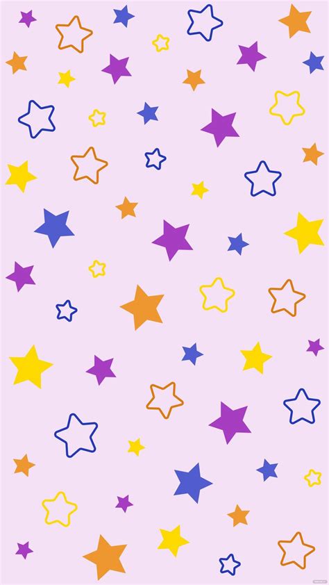 Colorful Stars Wallpaper