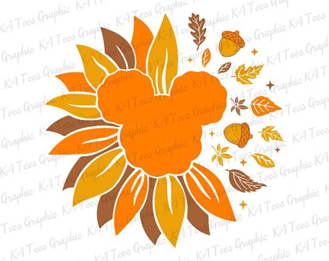 Fall Sunflower Svg, Autumn Vibes Svg, Fall Svg, Happy Fall Svg, Hello Fall Svg, Autumn Leaf Svg ...