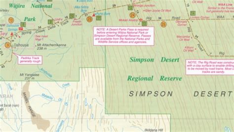 Simpson Desert - Meridian Maps