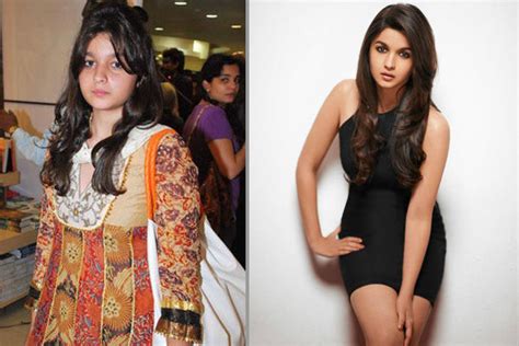 Alia Bhatt transformation | These before-after photos of Alia Bhatt's drastic transformation ...